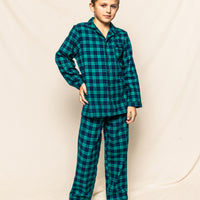 baby pajama set highland tartan
