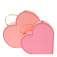 small heart suitcase