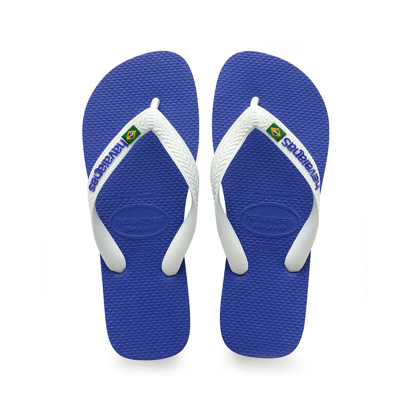 brazil logo sandal nautical blue