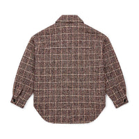 women's overshirt tweed