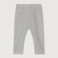 baby leggings grey melange stripe
