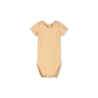 baby onesie apricot