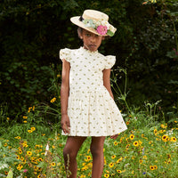 rita dress white floral