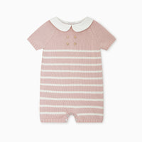 baby clavel playsuit pink
