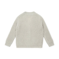 cardigan gris illusion