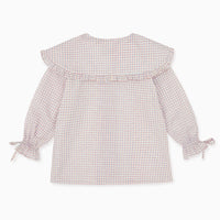 sarita shirt blue check