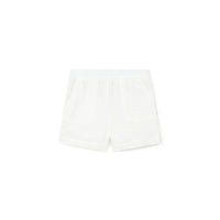 baby seersucker cotton shorts white