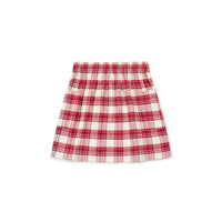 skirt carreau rouge