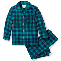 baby pajama set highland tartan
