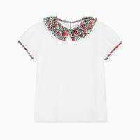 peonia top pink floral