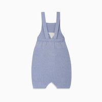 baby crispa knit dungarees blue