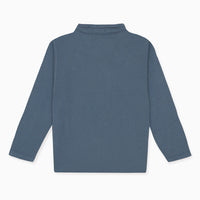 baby alcomo ls polo shirt dusty blue