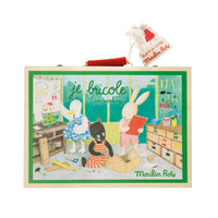 wooden tool valise