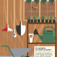 my nature sticker activity: in the vegetable garden