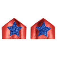 blue superhero cape costume