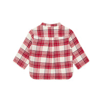baby tunic carreau rouge