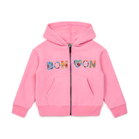 liberty hooded sweatshirt rose pompom