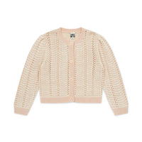 girls tiffany openwork cardigan