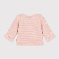 baby cardigan pink