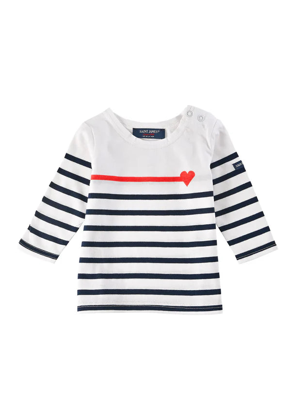 heart stripe tee