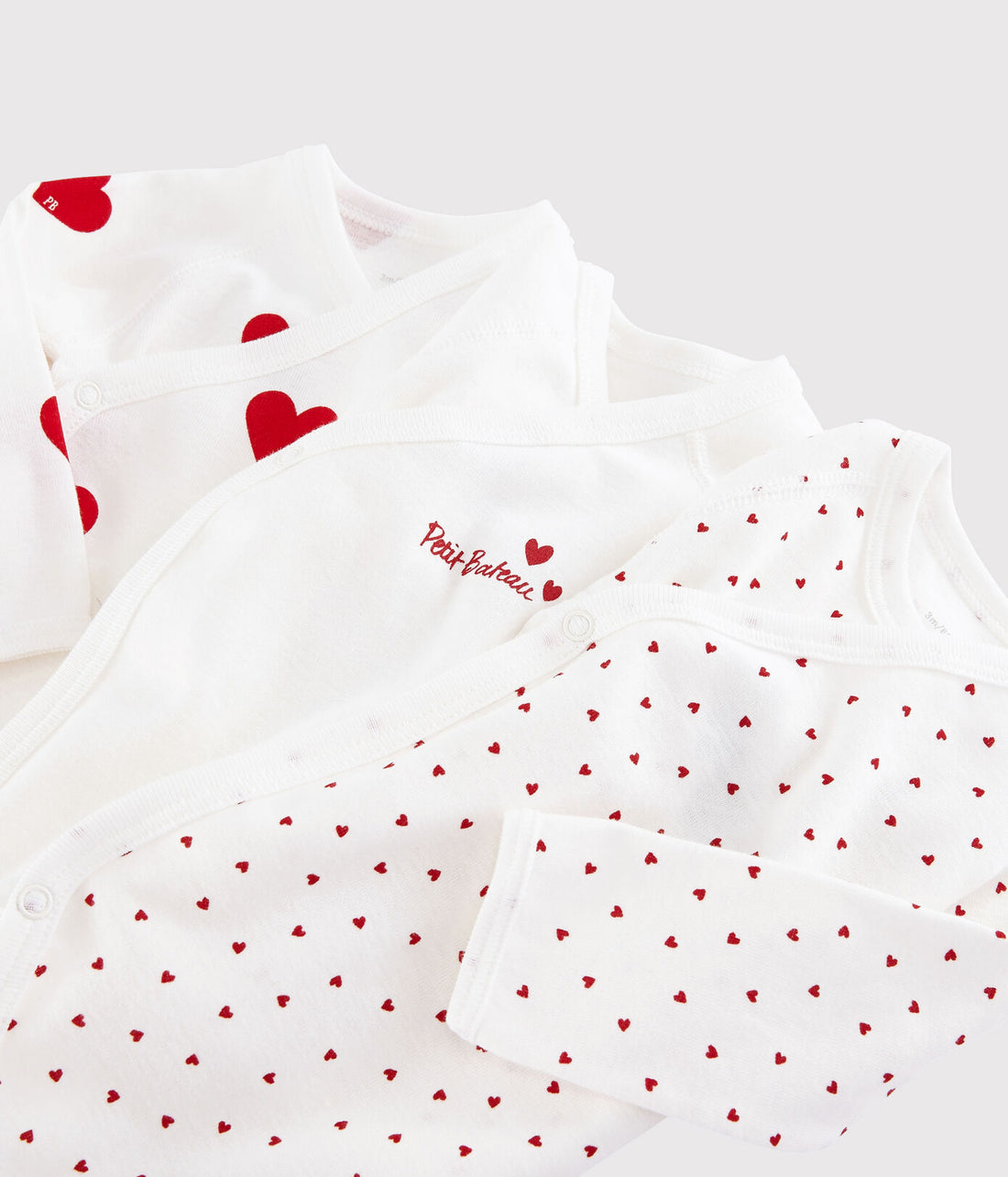 3 pk ls cross bodysuits
