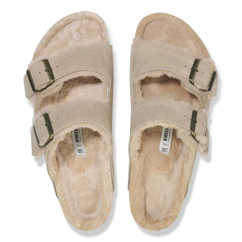 arizona shearling sandals