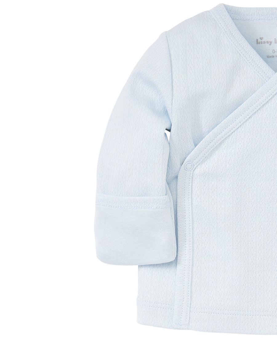 pointelle ls cross tee