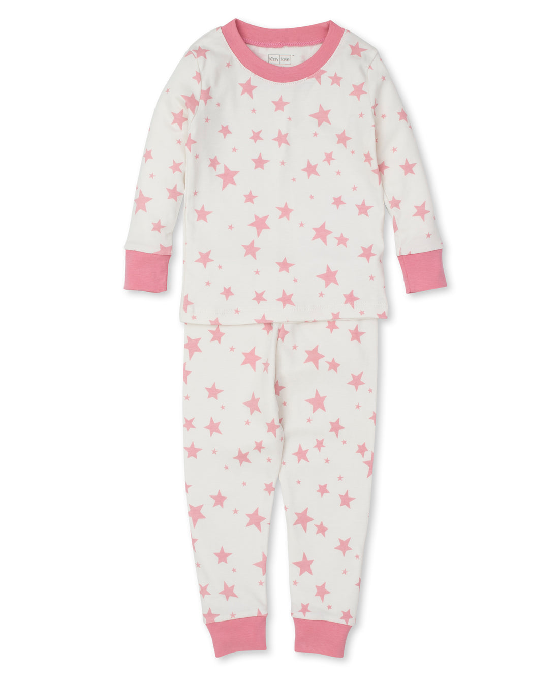 girls pink star zone snug pajama set