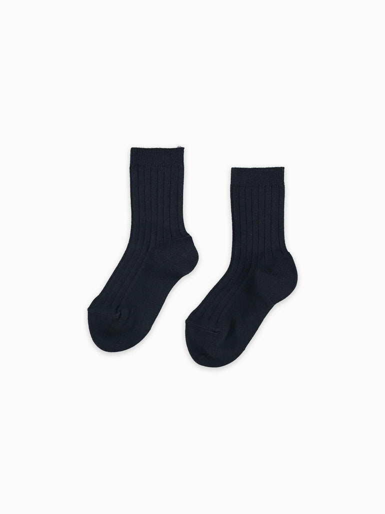 ribbed short socks C