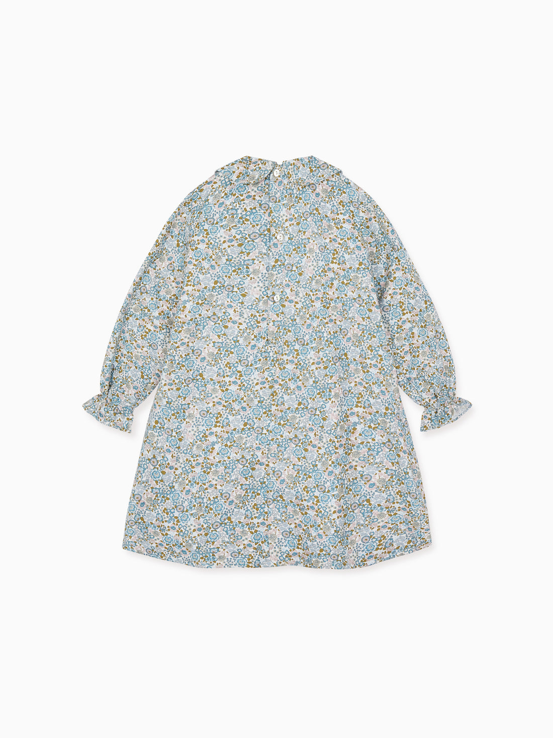 girls blue valia smock dress