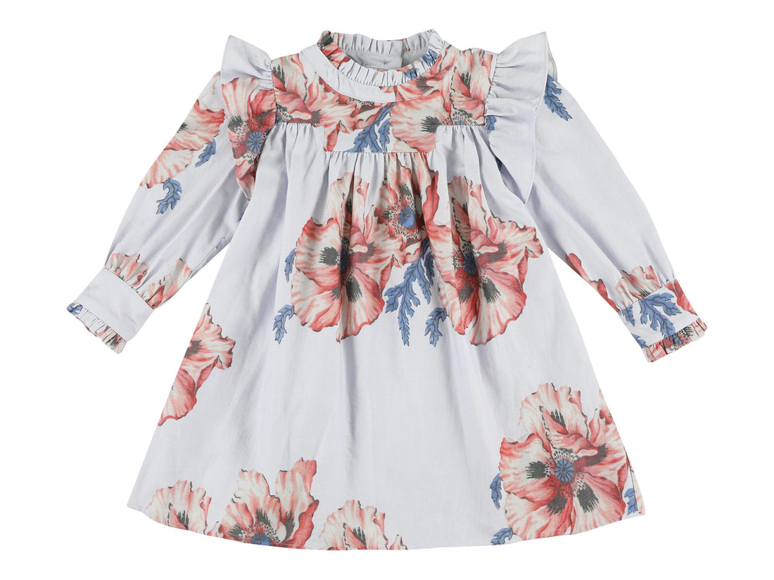 rookie ruffled ls dress