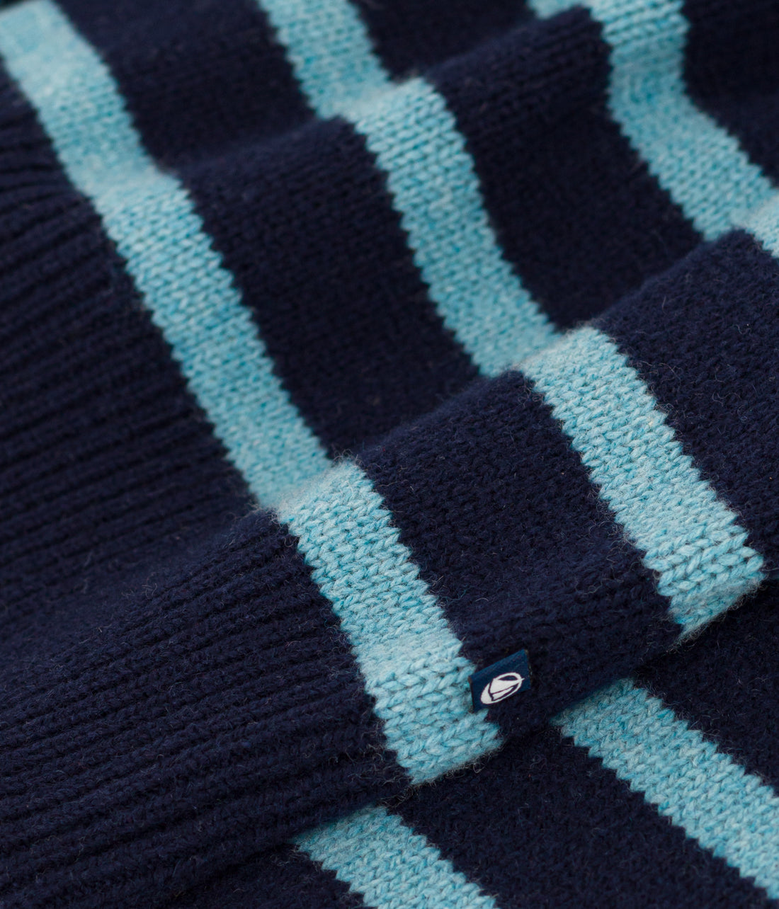 girls navy striped sweater