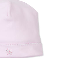 fleecy sheet emb hat