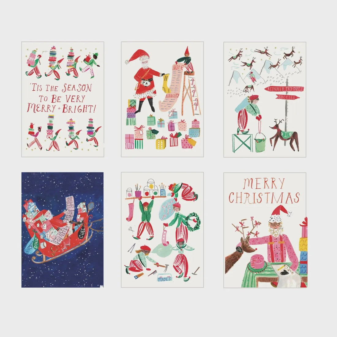 package from santa gift tags