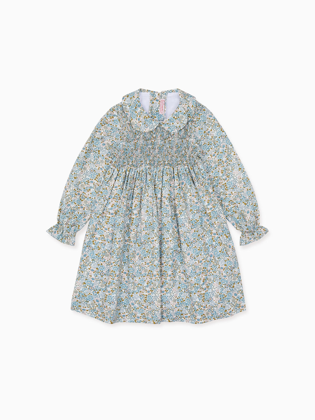 girls blue valia smock dress