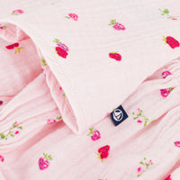 berry print dress & bloomer