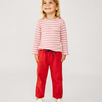 girls pink edward ls tee