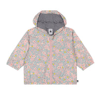 floral hooded jacket