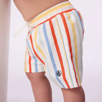 stripe swim short
