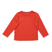 boys red edward long sleeve tee