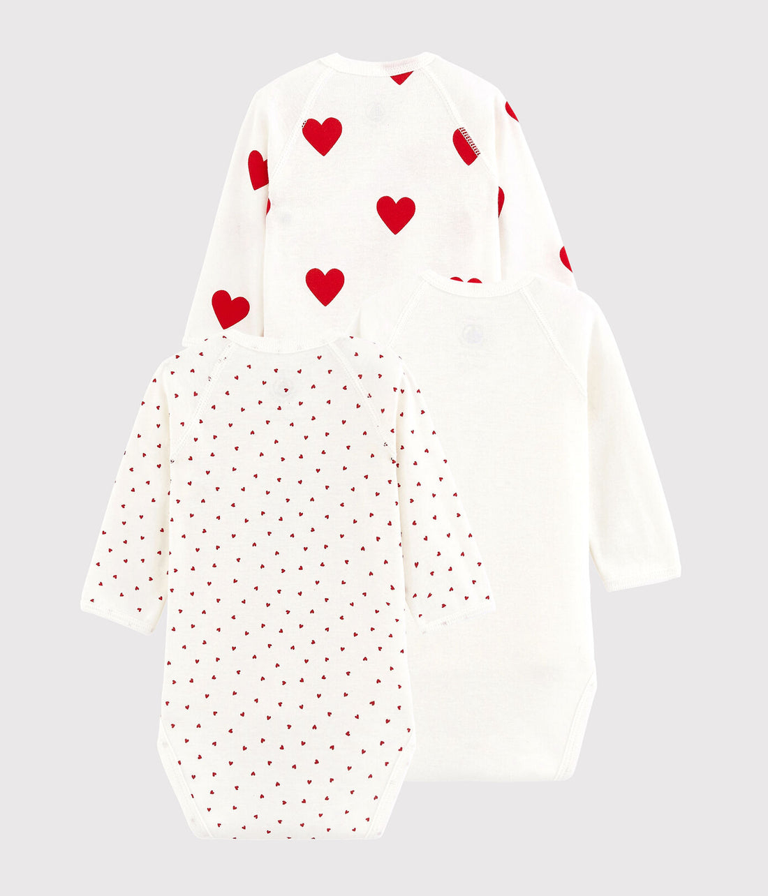 3 pk ls cross bodysuits