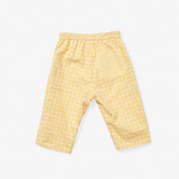 baby yellow reversible pants