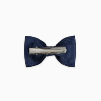 girls small bow clip navy