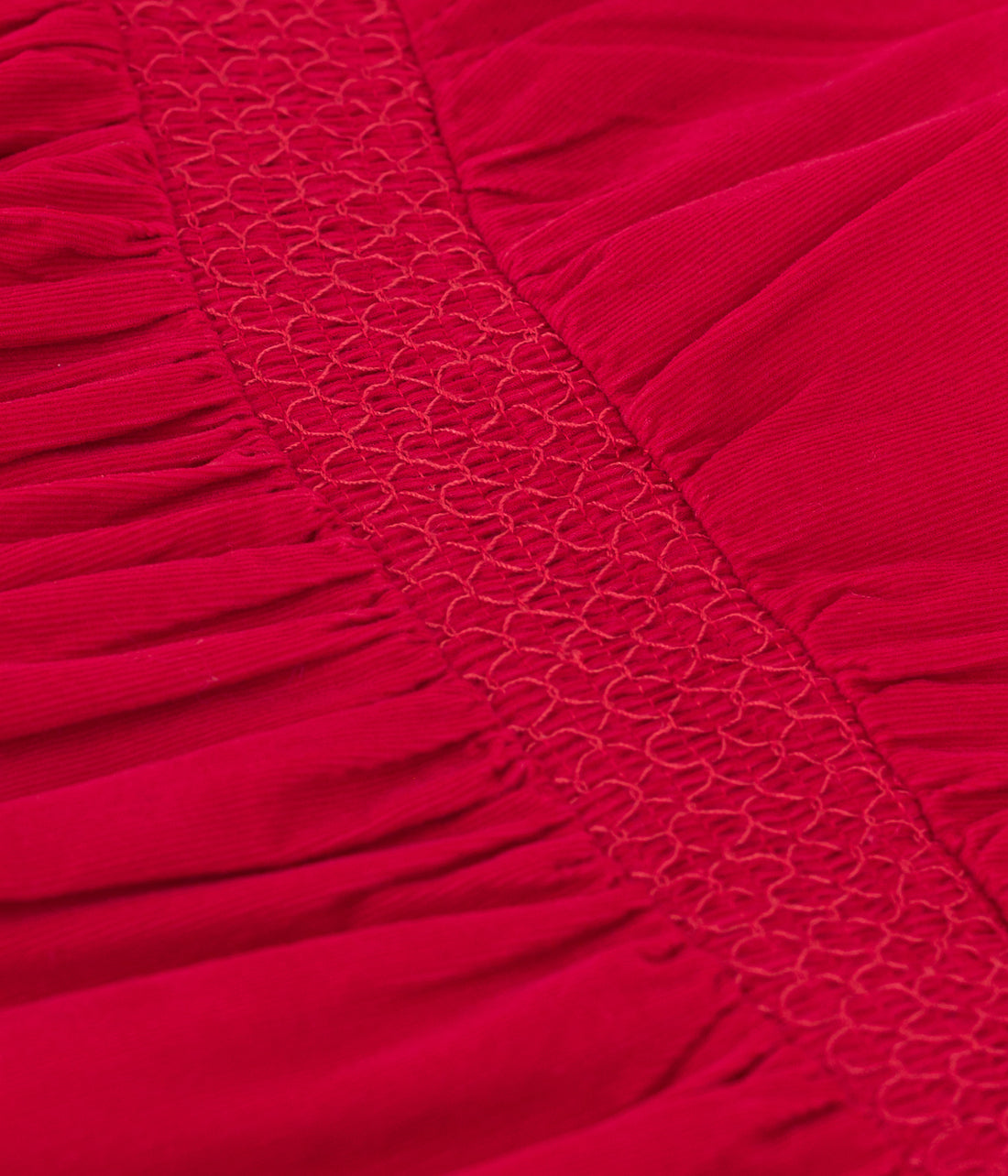 girls red ls corduroy dress