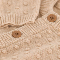 baby cream cardigan