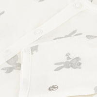 baby girl white bunny gown