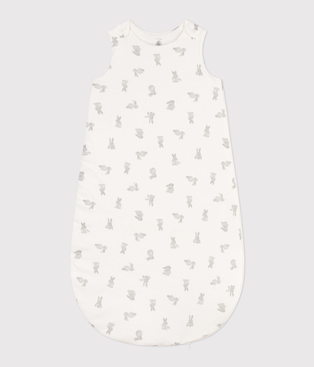 baby girl grey bunny bunting
