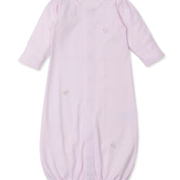 fleecy sheep emb conv gown