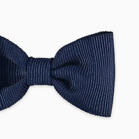 girls small bow clip navy