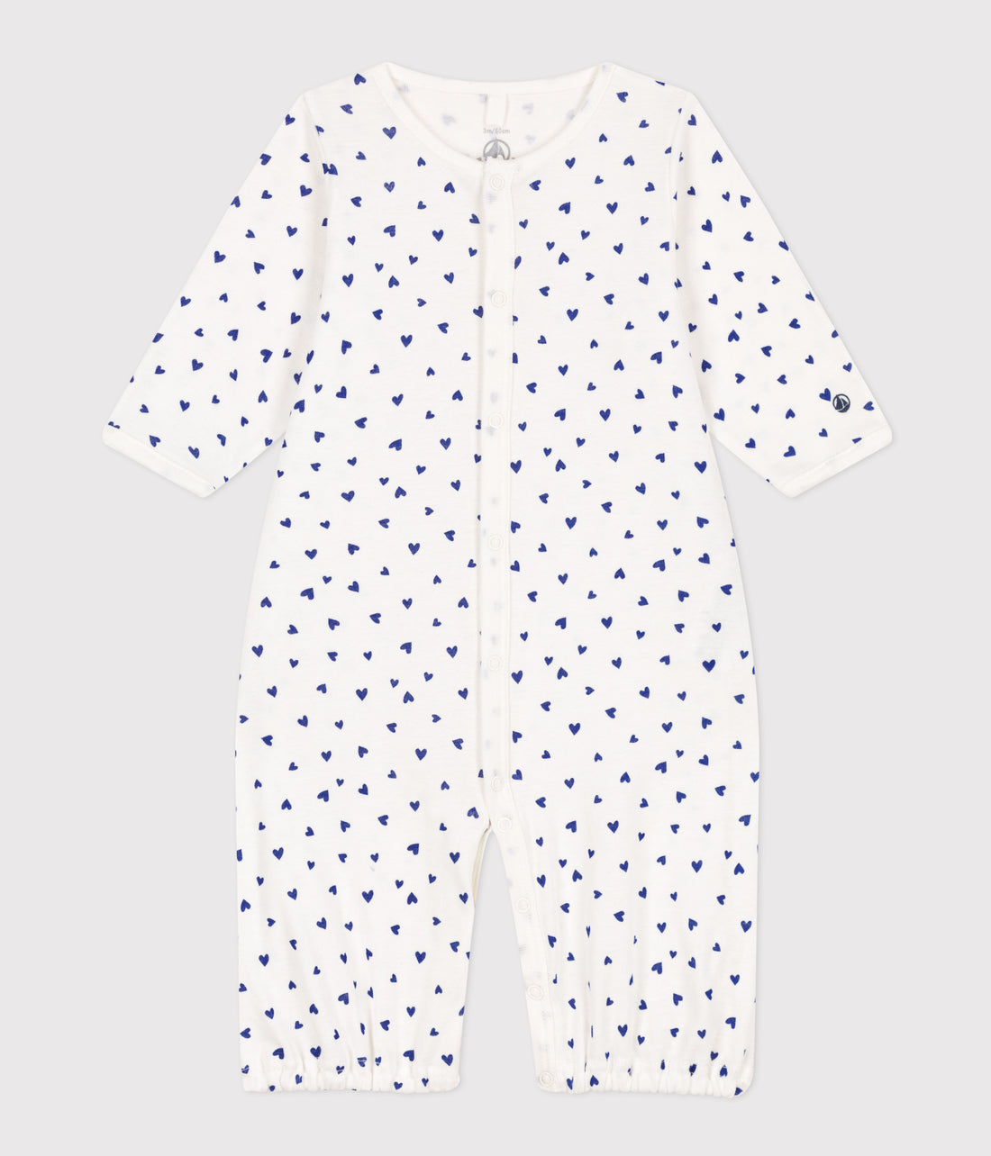 baby girl blue heart gown